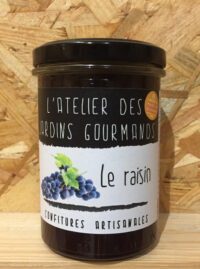 Confiture Raisin, Atelier des jardins gourmands – 250g