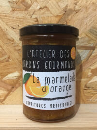 Confiture Marmelade d’orange, Atelier des jardins gourmands – 250g