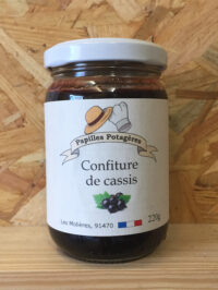 Confiture Cassis, Les Papilles Potagères – 220g