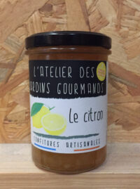 Confiture Marmelade Citron, Atelier des jardins gourmands – 250g
