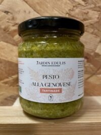 Tartinade Pesto de Basilic Parmesan, Jardin Edulis