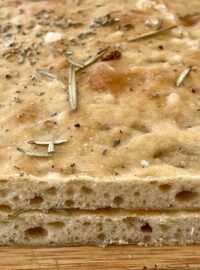 Focaccia romarin & origan – la part – vendredi